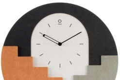 Horloge Murale Design 'THE STAIRWELL.' -Magasin De Rénovation Domiciliaire kl07842 orange grau wanduhren wanduhr modern design minimalistisch 04