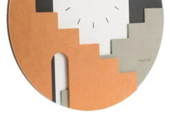 Horloge Murale Design 'THE STAIRWELL.' -Magasin De Rénovation Domiciliaire kl07842 orange grau wanduhren wanduhr modern design minimalistisch 05