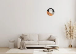Horloge Murale Design 'THE STAIRWELL.' -Magasin De Rénovation Domiciliaire kl07842 orange grau wanduhren wanduhr modern design minimalistisch 07