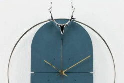 Horloge Murale Design 'THE BLUE SKY.' 14 Horloge Murale Design 'THE BLUE SKY.' -Magasin De Rénovation Domiciliaire kl07846 gold blau wanduhren wanduhr modern design minimalistisch 04