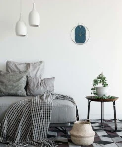 Horloge Murale Design 'THE BLUE SKY.' 16 Horloge Murale Design 'THE BLUE SKY.' -Magasin De Rénovation Domiciliaire kl07846 gold blau wanduhren wanduhr modern design minimalistisch 06