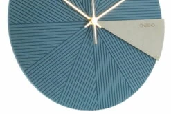 Horloge Murale Design 'THE AZUR DEER.' -Magasin De Rénovation Domiciliaire kl07848 blau gold wanduhren wanduhr modern design minimalistisch 05