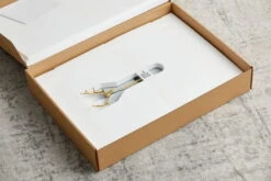 Horloge Murale Design 'THE AZUR DEER.' -Magasin De Rénovation Domiciliaire kl07848 blau gold wanduhren wanduhr modern design minimalistisch 16