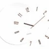 Horloge Murale Design 'THE INDEPENDENT.' -Magasin De Rénovation Domiciliaire kl07849 weiss braun wanduhren wanduhr modern design minimalistisch 01