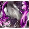 Papier Peint Autocollant 'Purple Splendour' -Magasin De Rénovation Domiciliaire kl09077 abstrakte tapeten lila grau selbstklebend tapete wandtapete designtapete 3d tapete fototapete 01