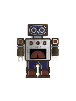 Masque Decoratif Mural 'Robot #2'