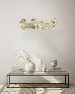 Sculpture Murale En Métal 'Lunar Landscape' 120x44x5cm 13 Sculpture Murale En Métal 'Lunar Landscape' 120x44x5cm -Magasin De Rénovation Domiciliaire kl10019 abstrakte skulpturen silber wanddeko metall wandskulptur wandbilder aus metall 03