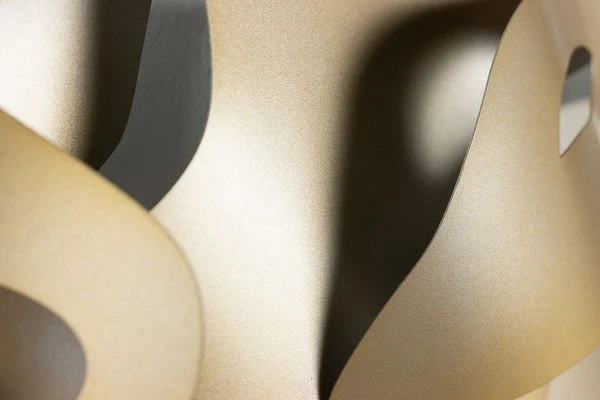 Sculpture Murale En Métal 'Lunar Landscape' 120x44x5cm 8 Sculpture Murale En Métal 'Lunar Landscape' 120x44x5cm – Image 6