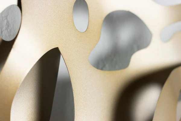 Sculpture Murale En Métal 'Lunar Landscape' 120x44x5cm 10 Sculpture Murale En Métal 'Lunar Landscape' 120x44x5cm – Image 8