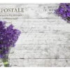 Papier Peint Autocollant 'Provence Mail' -Magasin De Rénovation Domiciliaire kl10498 florale tapeten lila grau selbstklebend tapete wandtapete designtapete 3d tapete fototapete 01