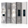 Paravent 'Labels II' 2 Paravent 'Labels II' -Magasin De Rénovation Domiciliaire kl22707 paravents 5 teilig grau gold paravent deko spanische wand modern 01