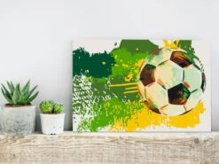 Peinture Par Numéros Adultes 'Football Emotions' -Magasin De Rénovation Domiciliaire kl29349 malen nach zahlen bunt malen nach zahlen erwachsene diy malen nach zahlen leinwand malen nach zahlen moderne kunst 02