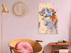 Peinture Par Numéros Adultes 'Hydrangea Girl' -Magasin De Rénovation Domiciliaire kl29399 malen nach zahlen bunt malen nach zahlen erwachsene diy malen nach zahlen leinwand malen nach zahlen moderne kunst 02