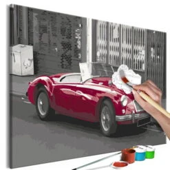 Peinture Par Numéros Adultes 'Red Classic'