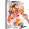 Peinture Par Numéros Adultes 'Running Tiger' -Magasin De Rénovation Domiciliaire kl29518 malen nach zahlen bunt malen nach zahlen erwachsene diy malen nach zahlen leinwand malen nach zahlen moderne kunst 01