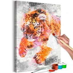 Peinture Par Numéros Adultes 'Running Tiger'