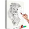 Peinture Par Numéros Adultes 'White Lion' 2 Peinture Par Numéros Adultes 'White Lion' -Magasin De Rénovation Domiciliaire kl29604 malen nach zahlen schwarz weiss malen nach zahlen erwachsene diy malen nach zahlen leinwand malen nach zahlen moderne kunst 01
