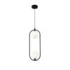 Suspension Luminaire Design 'Ring 7' -Magasin De Rénovation Domiciliaire mod013pl 02b 02b pendelleuchten schwarz lampe deko leuchte modern 01