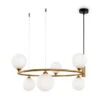 Suspension Luminaire Design 'Ring 2' -Magasin De Rénovation Domiciliaire mod013pl 06bs 06bs pendelleuchten gold lampe deko leuchte modern 01