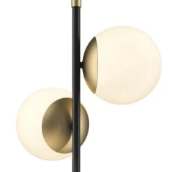 Lampadaire Design 'Nostalgia' -Magasin De Rénovation Domiciliaire mod048fl 03g 03g stehleuchten gold stehlampe lampe deko leuchte modern 03