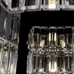 Suspension Luminaire Design 'Colline 1' -Magasin De Rénovation Domiciliaire mod083pl 09ch 09ch pendelleuchten silber lampe deko leuchte modern 05