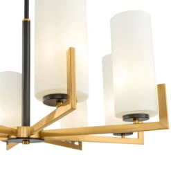 Lustre Design 'Fortano 1' -Magasin De Rénovation Domiciliaire mod089pl 08bs 08bs kronleuchter gold weiss lampe deko leuchte modern 03