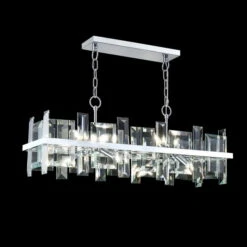 Suspension Luminaire Design 'Cerezo 1' -Magasin De Rénovation Domiciliaire mod201pl 08n 08n pendelleuchten silber lampe deko leuchte modern 03