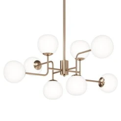 Lustre Design 'Erich 3' 9 Lustre Design 'Erich 3' -Magasin De Rénovation Domiciliaire mod221 pl 08 g pl 08 g kronleuchter gold weiss lampe deko leuchte modern 04