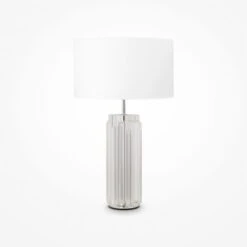 Lampe De Table Design 'Muse 1' -Magasin De Rénovation Domiciliaire mod304tl 01ch 01ch tischlampen weiss lampe deko leuchte modern 03