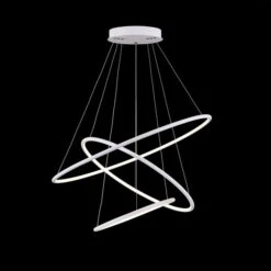 Suspension Luminaire Design 'Nola 1' -Magasin De Rénovation Domiciliaire mod877pl l110w l110w pendelleuchten weiss lampe deko leuchte modern 03
