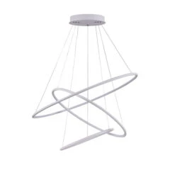 Suspension Luminaire Design 'Nola 1' -Magasin De Rénovation Domiciliaire mod877pl l110w l110w pendelleuchten weiss lampe deko leuchte modern 06