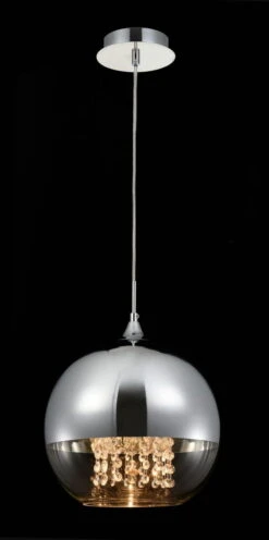 Suspension Luminaire Design 'Fermi 5' -Magasin De Rénovation Domiciliaire p140 pl 170 1 n pl 170 1 n pendelleuchten silber lampe deko leuchte modern 03