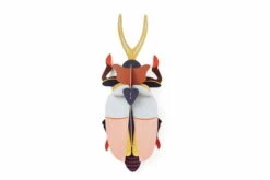 Objet Mural En Carton 'Rhinoceros Beetle'