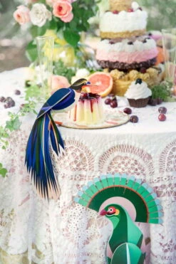 Objet Mural En Carton 'Flores' 8 Objet Mural En Carton 'Flores' -Magasin De Rénovation Domiciliaire ttm82 tierskulpturen blau weiss wanddeko papier wandskulptur karton 3d wandobjekt aus karton wandskulptur papier 3d objekt zum zusammenstecken studio roof 03